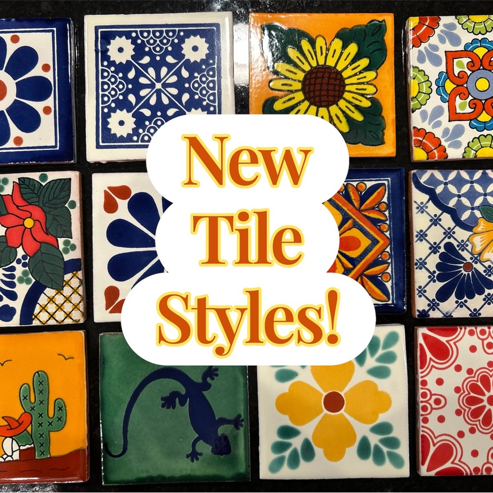 Colorful Talavera Coasters Set of 4